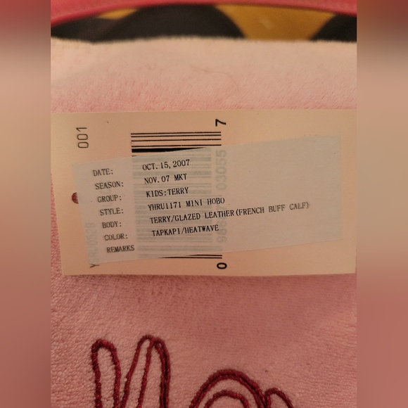 Vintage Juicy Couture Sample Bag - Picture 9 of 15